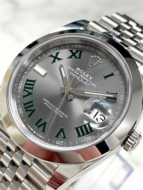 rolex datejust 41 wimbledon|rolex datejust 41 smooth bezel.